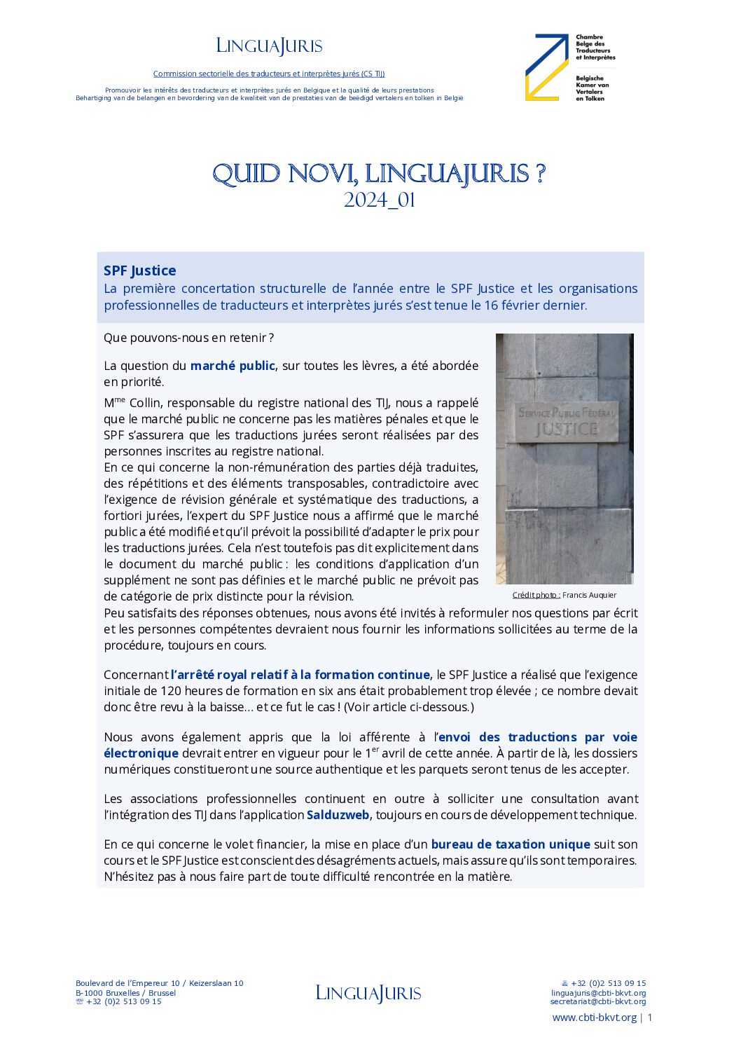 Image de présentation pour le document : Quid Novi, LinguaJuris ? – 2024-01