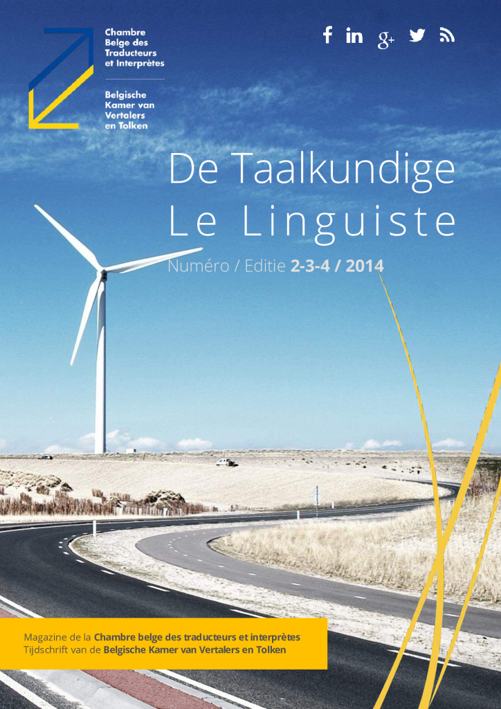 Image de présentation pour le document : Le Linguiste 2014 / 2-3-4