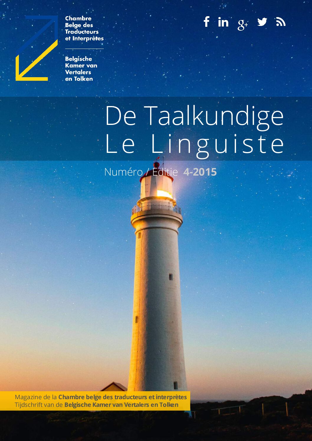 Image de présentation pour le document : De Taalkundige – Le Linguiste 2015 / 4