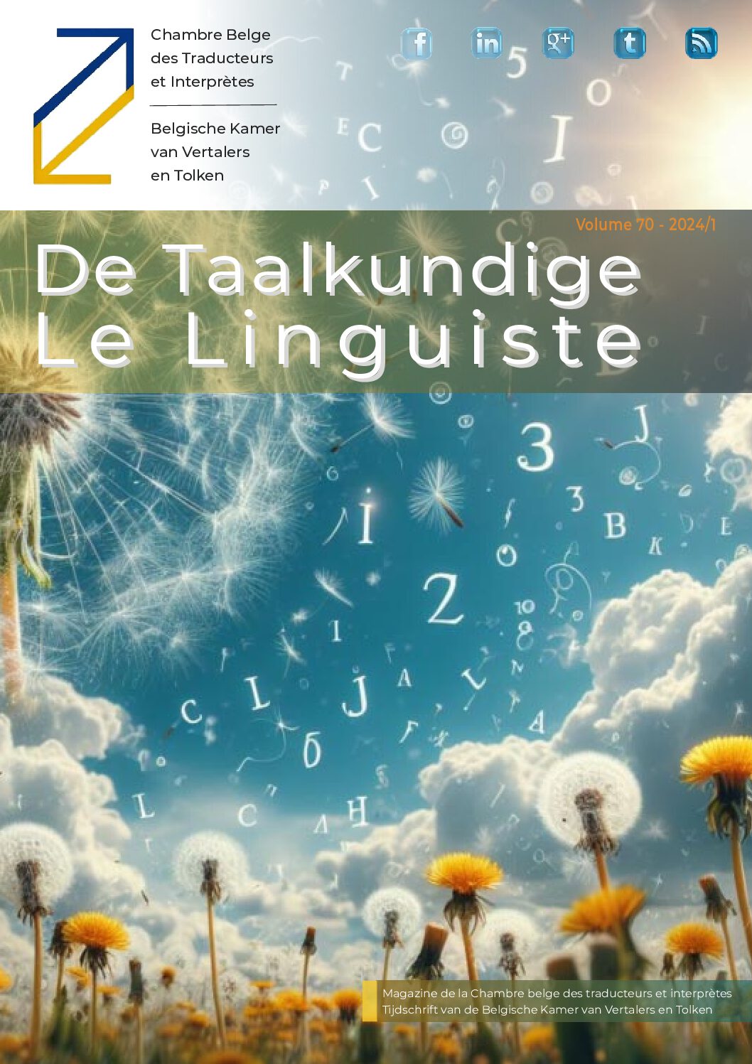 Image de présentation pour le document : De Taalkundige – Le Linguiste 2024-1