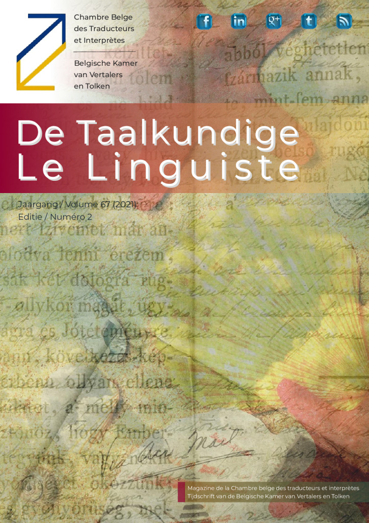 Image de présentation pour le document : Le Linguiste 2021-2